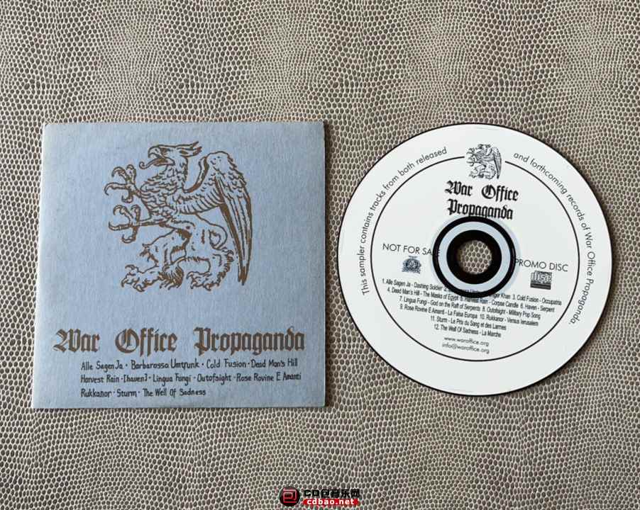 （欧美）原抓：波兰厂牌WOP《War Office Propaganda Promo Disc》/FLAC/BD  5554