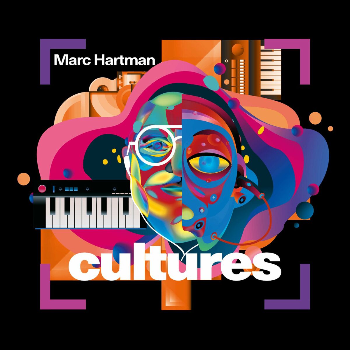 (电音迷幻)电子爵士 Marc Hartman - Cultures (2022) (FLAC) (24B-44.1kHz) 电音迷,迷幻,电子,爵士,1khz, 8223